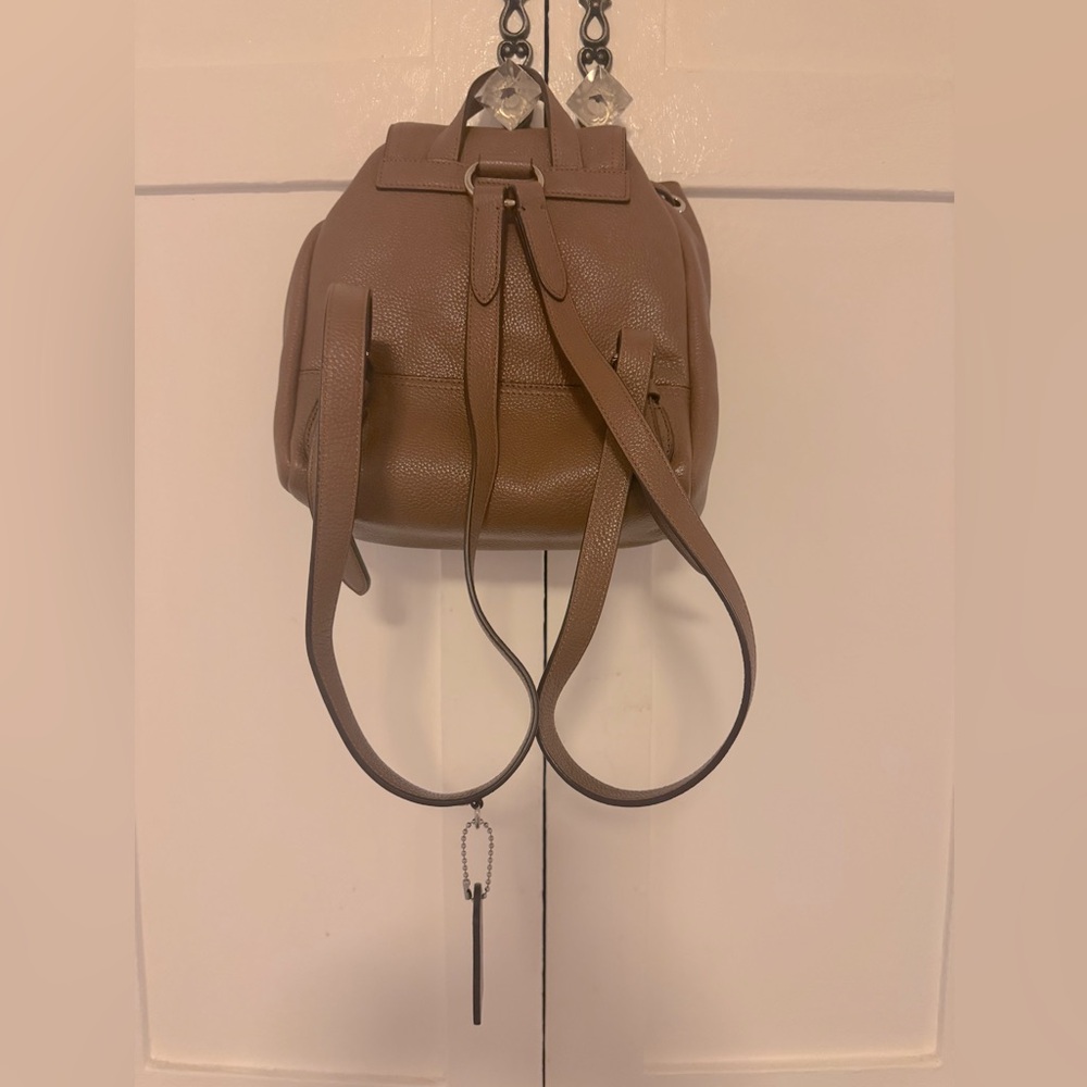 COACH Mini Turnlock Rucksack Tan - Picture 3 of 8